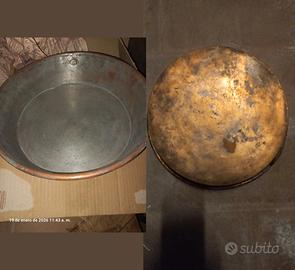 Lotto cucina antica  vintage rame