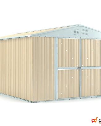 Box capanno acciaio lamiera 327x459cm avorio