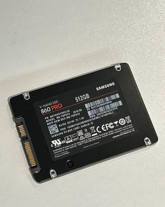 SSD Samsung Pro 860 V Nand 512GB – Perfetto stato