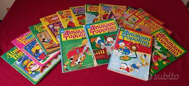 Lotto di n 16 Fumetti ALMANACCO TOPOLINO Mondadori