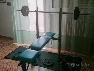 Panca regolabile con supporto bilanciere Sliver