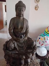 fontana in resina Buddha funzionante 