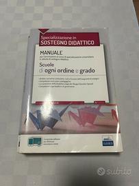 Manuale per specializzazione TFA sostegno