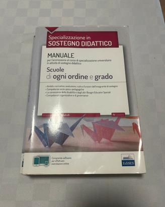 Manuale per specializzazione TFA sostegno
