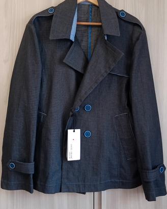 Giacca/cappotto corto uomo - blu scuro taglia 54