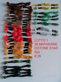 LOTTO FILI DA RICAMO