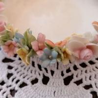 Antico Piattino Decorativo Capodimonte N Blu