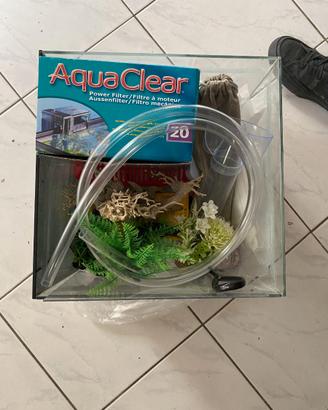 Acquario 30x30cm 30L - Completo di tutto: Filtro..