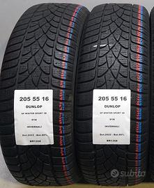 2 GOMME 205 55 16 DUNLOP BR1358