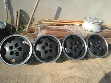 Cerchi epoca vintage 5x120 BMW FPS Pirelli