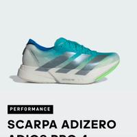Adidas Adios Pro 4 Scarpe da Corsa