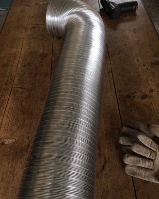 Tubo flessibile estensibile cappa aspirante 170mm