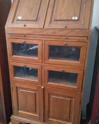 ANTICA CASSETTIERA DA NEGOZIO IN LEGNO DI NOCE