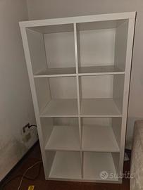 scaffale kallax ikea bianco