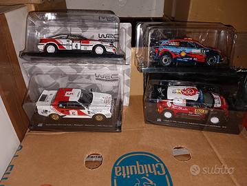 LOTTO DI 4 MODELLINI RALLY SCALA 124