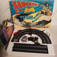 Polistil anni '70 PISTA ELETTRICA BATMAN VS PINGUI