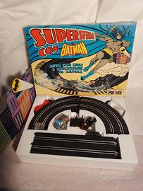 Polistil anni '70 PISTA ELETTRICA BATMAN VS PINGUI