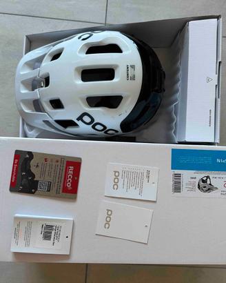 POC  Casco Tectal Race MIPS Uranium White/Hydrogen