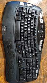 Tastiera LOGITECH Wave - Ergonomica