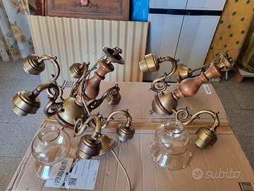 Lampadari + set di lampadine