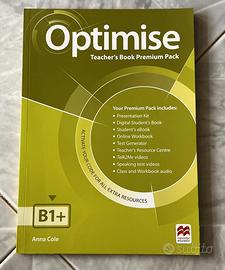 Optimise B1+ teacher book premium libro inglese