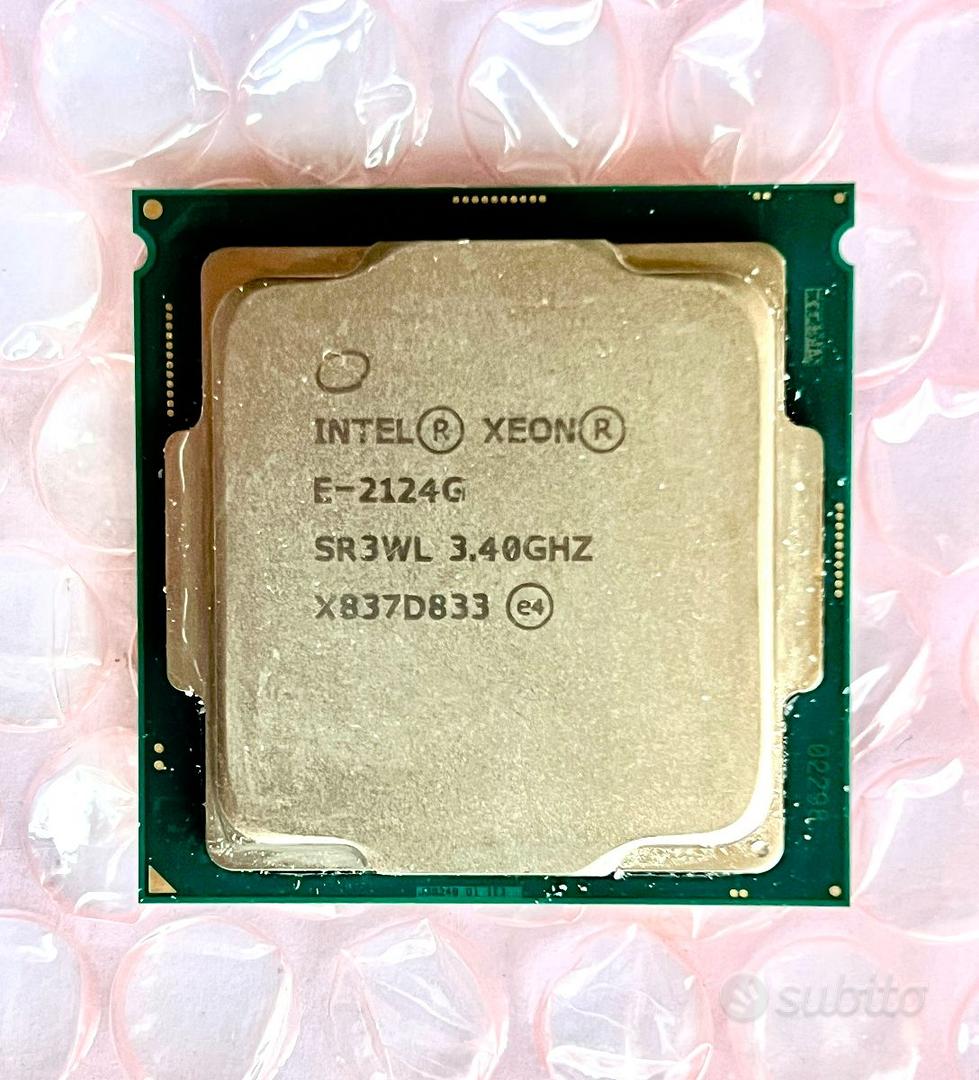 CPU Intel Xeon E-2124G Coffee Lake 8 MB cache - Informatica In