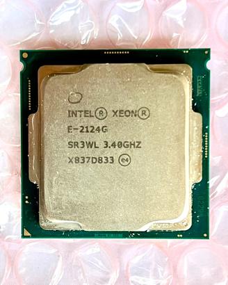 CPU Intel Xeon E-2124G Coffee Lake 8 MB cache L3