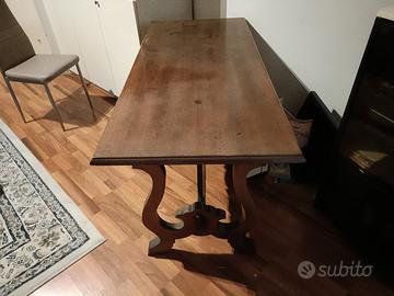 scrivania in legno massello