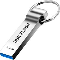  Chiavetta USB 512 GB  3.0 Silver Pen Drive