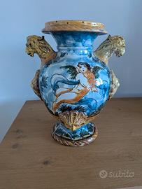 Anfora maiolica in terracotta primi 900