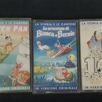 musicassette disney doppiaggio storico 