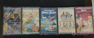 musicassette disney doppiaggio storico 