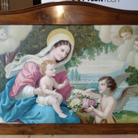 Quadro legno e tela Inizi 900