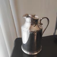 Elegante Thermos Vintage in Metallo Argentato 