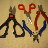 2 FORBICI+2TRONCHESI-DIMENSIONI E USO DIVERSI