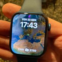 Apple watch series 7 45 mm gps blu batteria 100%