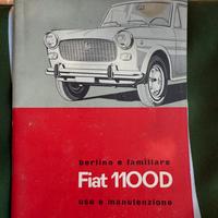 Manuale uso e manutenzione Fiat 1100 D