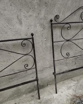 Testiera letto ferro battuto