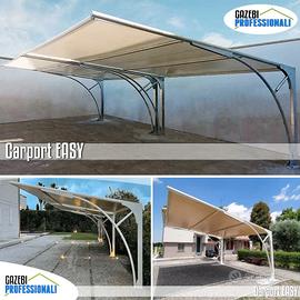 Gazebo carport box auto parcheggio telo PVC tetto