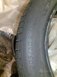 gomme estive 205/50/R 17 del 2023 poco usate