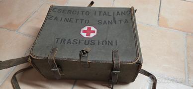 Zainetto Sanita' Esercito Italiano  Trasfusioni 