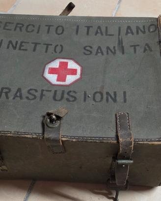 Zainetto Sanita' Esercito Italiano  Trasfusioni 