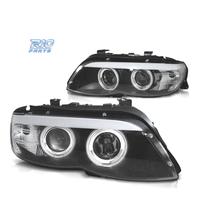 FARI XENON BMW X5 E53 03-07 ANGEL EYES CCFL FONDO 