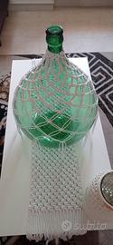 Rete macramè Boho Shabby per damigiana da 25 L