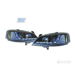 FARI OPEL ASTRA G 97-04 LUCE DIURNA LED CROMO
