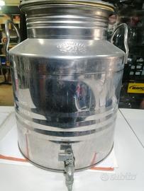 contenitore olio acciaio inox 20 litri