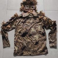 Pesca Sub. Maglia e Cappuccio mimetismo estremo 