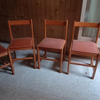 4 sedie da cucina in legno