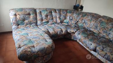 Divano angolare modulare sfoderabile