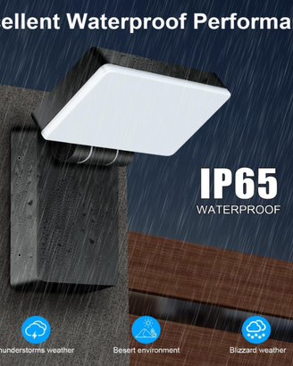 Applique esterno/interno 60W IP65 360° SIGILLATO